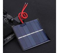 NbgrvB Panneau solaire 0,55 W 3 V avec ligne pour modèles de bricolage, module de petite cellule, chargeur pour lampe ventilateur pompe