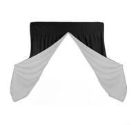 NbgrvB Pare-soleil électrique pour camping-car, côté coulissant pour porte arrière, coffre, écran monocouche recouvert d'argent titane, 148 x 180 cm, filet anti-UV pour camping-car, voyage (noir)