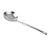 NbgrvB Passoire pour écumoire de cuisine en acier inoxydable avec filtre à mailles fines mousse, graisse, nouilles et casserole chaude, 33 x 11,3 cm petit