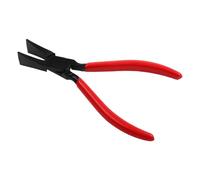 NbgrvB Pince pliante pour tôle 180 mm, pince à ourler en acier à haute teneur en carbone avec poignée antidérapante droite/45/90, pour rouge/noir 180