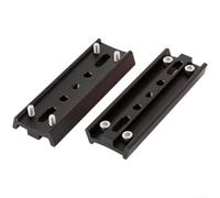 NbgrvB Plaque Queue d'Aronde Vixen 120mm Alliage pour aluminium pour Télescope Trépied pour monture Équatoriale Fixation Stable(Black)