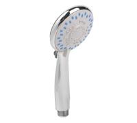 NbgrvB Pomme de douche haute pression, pulvérisateur à main multi-mode d'économie d'eau avec finition chromée, interface G 1/2 pour salle de bain, jardin, animal domestique, argenté, 8,5 cm