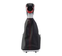 NbgrvB Pommeau de levier de vitesse manuel avec coutures rouges 7 MK7 GTD 2013-2018, 56 vitesses