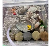 NbgrvB Pompe à oxygène USB pour aquarium, mini mousseur pour aquarium, oxygénateur portable avec fonctionnement silencieux et chargement USB Noir