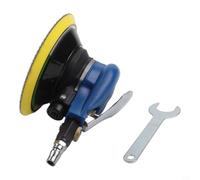 NbgrvB Ponceuse orbitale pneumatique aléatoire de 15,2 cm, polisseuse à air 13 500 tr/min avec filetage de 0,6 cm pour meulage du bois automobile, papier de verre (avec aspirateur)
