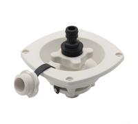 NbgrvB Port d'injection d'eau douce avec vanne d'arrêt intégrée pour camping-car 20,2 mm (blanc)