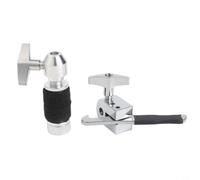 NbgrvB pour embrayage Cymbale Métal pour robuste pour Double Pédale(With Rod)