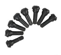 NbgrvB pour Jeu de 10 Valves Pneus Rubber TR413 Remplacement pour facile | Lot de 10 , modèle TR413, caoutchouc flexible, étanchéité optimale, pour pneus chambre