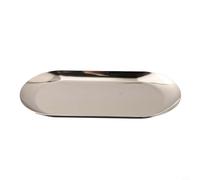 NbgrvB pour plateau Ovale pour Service Self et Snacks - Design Antidérapant pour Cuisine et Fast Food - 30x12cm(18cm)