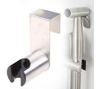 NbgrvB Pour support de pommeau de douche en acier inoxydable, 304 | Support de pulvérisateur, installation bidirectionnelle avec vis murale ou WC pour crochet de réservoir