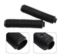 NbgrvB Protection Fourche pour moto pour robuste pour anti-poussière 2 | Caoutchouc , ventilation inférieure, anti-humidité, 230x70mm, mat