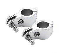 NbgrvB Raccord de dessus de bateau en acier inoxydable 316 Bimini - Ensemble de matériel de montage sur rail marin - Charnière de pont - Accessoires pour yacht (25 mm)