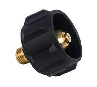 NbgrvB Raccord de valve de régulateur de gaz propane en laiton avec interface anti-fuite et contrôle du débit réglable