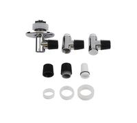 NbgrvB Raccord de vidange de sol pour machine à laver avec clapet anti-retour pour éviter le refoulement, PVC + ABS valve unidirectionnelle 32 mm-46 mm, comprend 4 anneaux en silicone 5