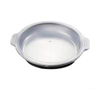 NbgrvB Récipient alimentaire en acier inoxydable 26 cm Passe au micro-ondes | Acier inoxydable de qualité 401, design à double poignée, chauffage au micro-ondes, taille 26 x 23 x 4 cm