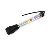 NbgrvB Réfractomètre Liquide Refroidissement Plastique Incassable | 6 disques colorés flottants, lecture immédiate, éthylène glycol, protection moteur hiver, usage simple