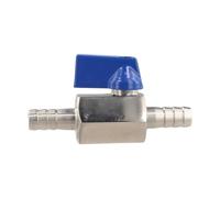 NbgrvB Robinet sphérique double pagode 304 pour tuyau d'eau et de gaz en | Robinet à bille double pagode en acier inoxydable 304 pour tuyaux d'eau de 8 à 12 mm pour mini robinet sphérique à double