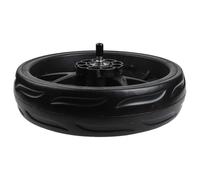 NbgrvB Roue de chariot en mousse EVA de 25,4 cm, axe de 10 mm, pièce de rechange