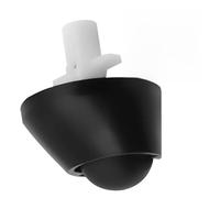 NbgrvB Roulette avant pour Clean X9 pour Pro pour pièces d'aspirateur, robuste pour assemblage de roulettes de rechange pour une navigation fluide sur le carrelage et le bois dur, noir