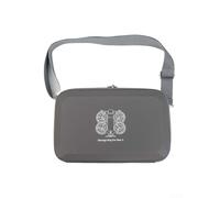 NbgrvB Sac à bandoulière pour DJI Neo 2 pour mini 4 Pro 3 - Étui de transport en cuir PU avec séparateurs réglables pour contrôleur pour filtres ND de batterie - Gris - 31,5 x 10,8 x 20,8 cm