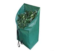 NbgrvB Sac à déchets de jardin de grande capacité - 100 l - Portable - Pour collecteur de litière de feuilles - Sac en plastique réutilisable pour les bordures de pelouse - Vert (200 l)