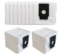 NbgrvB Sacs à poussière de rechange pour aspirateur robot EZVIZ RC3 Plus RE4 Plus RE5 Plus, capacité de 4 L, lot de 4/10, pour CS-RA-KIT07 CS-RC3 CS-RE4P, blanc et noir