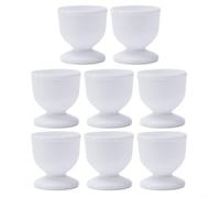 NbgrvB Set de 4 Coquetiers Durs Mollets Support Cuisine Déjeuner Plastique BPA(8pcs)