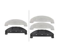 NbgrvB Support de balai avec coussinets en microfibre compatible avec Ultenic D10, Q8max, Q8, Lite, pièces de rechange pour robot pour aspirateur et vadrouille