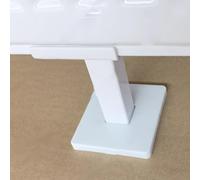 NbgrvB Support de sol réglable en acier pour radiateur convecteur simple avec chevilles d'expansion 14-21 cm de hauteur avec vis et clés