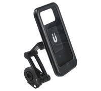 NbgrvB Support de téléphone de moto pour téléphone de 7", étanche, résistant aux chocs, rotation à 360 degrés, compatible avec la plupart des motos et véhicules électriques, noir