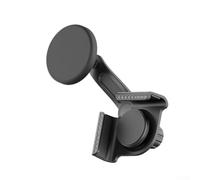 NbgrvB Support de téléphone de voiture pour tableau de bord pare-brise grille d'aération - Bras réglable pour iPhone pour Android pour Tesla Model 3 Y - Support à ventouse sécurisé (noir)