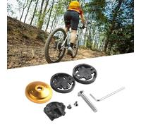 NbgrvB Support d'ordinateur de potence de vélo en aluminium compatible avec et pour Cateye Installation facile du guidon (argenté)