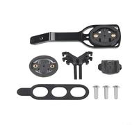 NbgrvB Support d'ordinateur en alliage d'aluminium pour vélo Cateye pour Bryton, support de guidon noir pour vélo de route, pour guidon de vélo, 105 mm