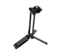 NbgrvB Support magnétique 360° avec poche à vis 1/4 Luna, pliable A | Support magnétique en aluminium pour appareil photo rotatif à 360° Noir M