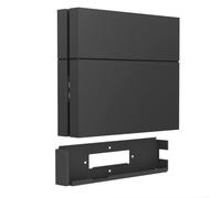 NbgrvB Support mural en métal pour console PS4 - Plaque en acier double face pour TV - Fixation sécurisée à l'arrière - 295 mm