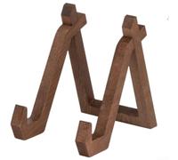 NbgrvB Support pour livre de recettes en bois massif style rustique | Compact 15,2 x 10,2 x 16,5 cm, économise de l'espace sur le comptoir, peut contenir des photos d'art de collection