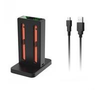 NbgrvB Switch 2 Manette pour base de chargeur, pour double port avec | Pour double station de charge interrupteur 2 poignées, pour base compacte avec voyants d'état et buzzer de charge