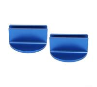 NbgrvB Tampon de Levage pour aluminium avec Aimants pour Pinces de Soudure - Protection Rainurée Anti-Glisse pour Cric Hydraulique et Élévateur pour voiture pour unitec pour michelin 75mm(Blue)