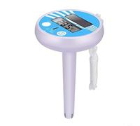 NbgrvB Thermomètre Solaire Flottant pour Piscine Grand Écran Numérique Lecteur de Température de l'Eau Conception Imperméable en PVC pour Extérieur et Intérieur