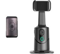 NbgrvB Trépied rechargeable avec suivi du visage AI, pour rotation automatique et contrôle gestuel, création de contenu et vlogs à 360°