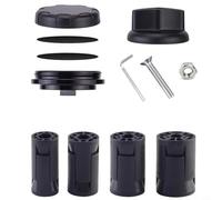 NbgrvB Trou inférieur de fourche de vélo avec support de rangement, housse de casque anti-perte de 18 à 30 mm, tube de direction, bloc de boue étanche