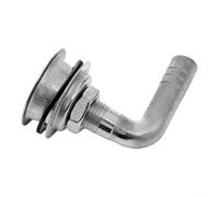 NbgrvB Tube d'aération coudé en acier inoxydable de 1,6 cm, pour yacht marin pour camping-car, gaz pour réservoir d'aération de réservoir, contrôle efficace de la circulation de l'air et de l'humidité
