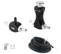 NbgrvB Vanne de Dérivation Turbo Universelle Kit Complet Inclus(Black)