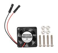 NbgrvB Ventilateur de refroidissement sans balais super silencieux 5 V CC pour Raspberry Pi 4/3/2/B+/Zero, 30 mm x 7 mm, 15,92 dBA Faible bruit, durée de vie de 30 000 heures, 4 pièces 1 pièce