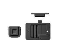 NbgrvB Verrou biométrique à empreintes digitales pour armoire et tiroir Serrure intelligente sans clé en ABS Noir