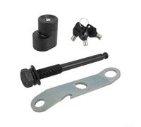 NbgrvB Verrou d'attelage pour clé Thule Vertex Parkway incluse | Compatible avec Thule T2, acier robuste, récepteur de 5,1 cm, clé incluse, protection antivol