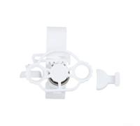NbgrvB Volant compact pour PS5 PC Sim Racing - pour mini volant pour PLA, matériau 270 degrés, jaune, rouge, vert, blanc, 25,4 x 16,64 x 17,8 cm (blanc)