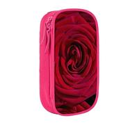 NBHDZENGW Garden Roses Trousse à crayons double couche de grande capacité, organiseur en polyester durable imprimé personnalisé pour l'école, le bureau, les voyages, fournitures artistiques