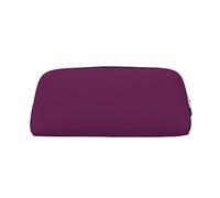 NBHDZENGW Morning Glory Jolie trousse à crayons en cuir avec fermeture éclair lisse, élégante et durable pour l'école, le bureau, les voyages - Porte-papeterie léger avec impression complète - Violet
