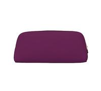 NBHDZENGW Morning Glory Jolie trousse à crayons en cuir avec fermeture éclair lisse, élégante et durable pour l'école, le bureau, les voyages - Porte-papeterie léger avec impression complète - Violet